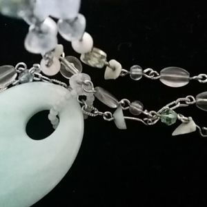 Lia Sophia Layered Stone Necklace